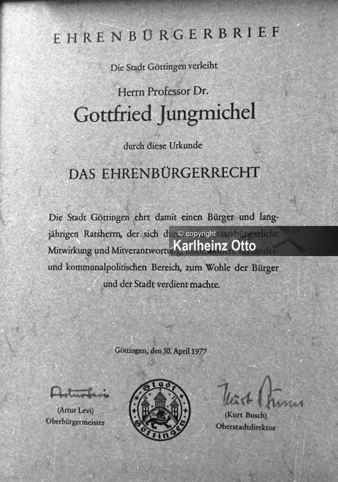 GÖTTINGEN FOTOS VON 1975 - 1979